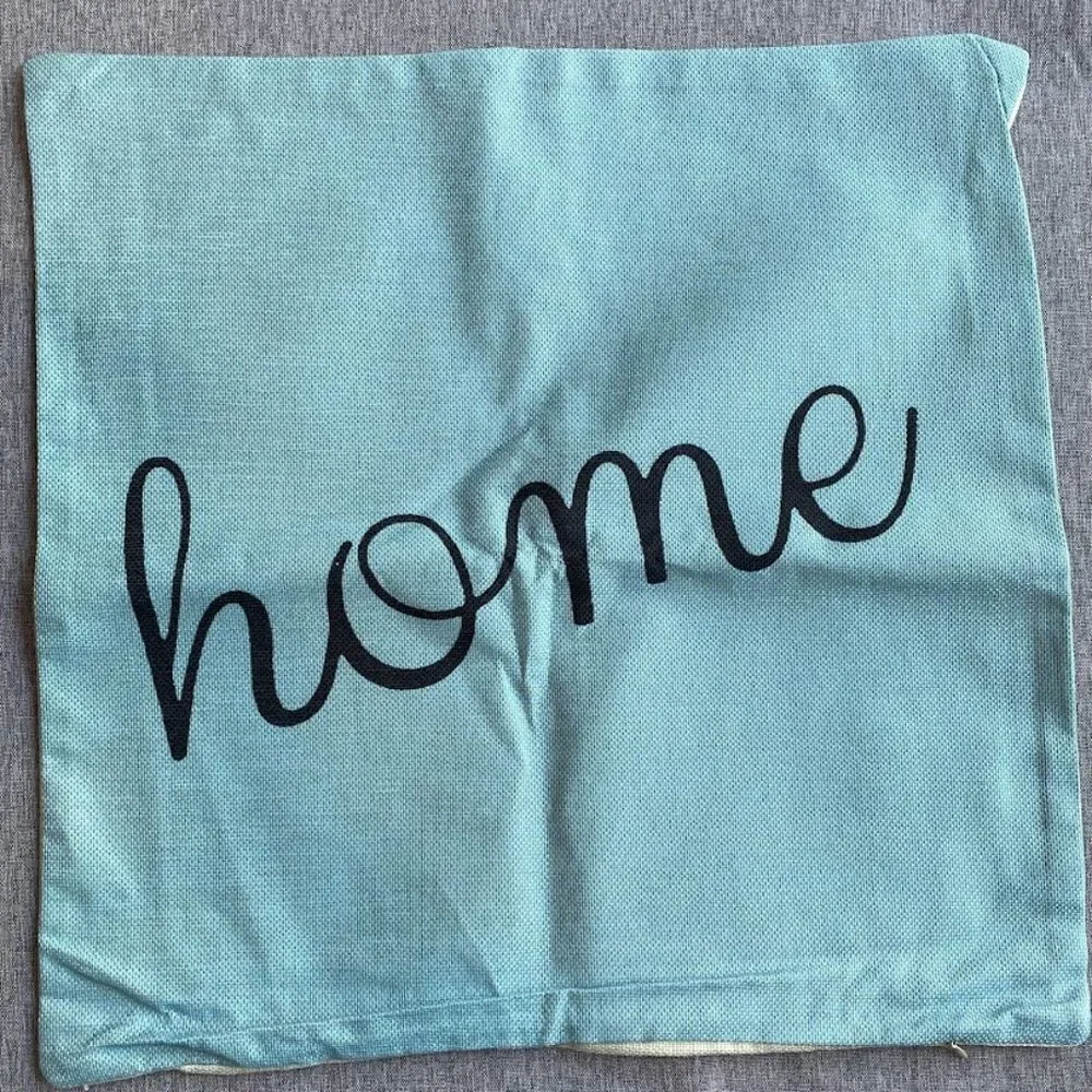 Set of 4, Geometric Throw Pillow Covers 18x18,  Linen Square Pillow Covers